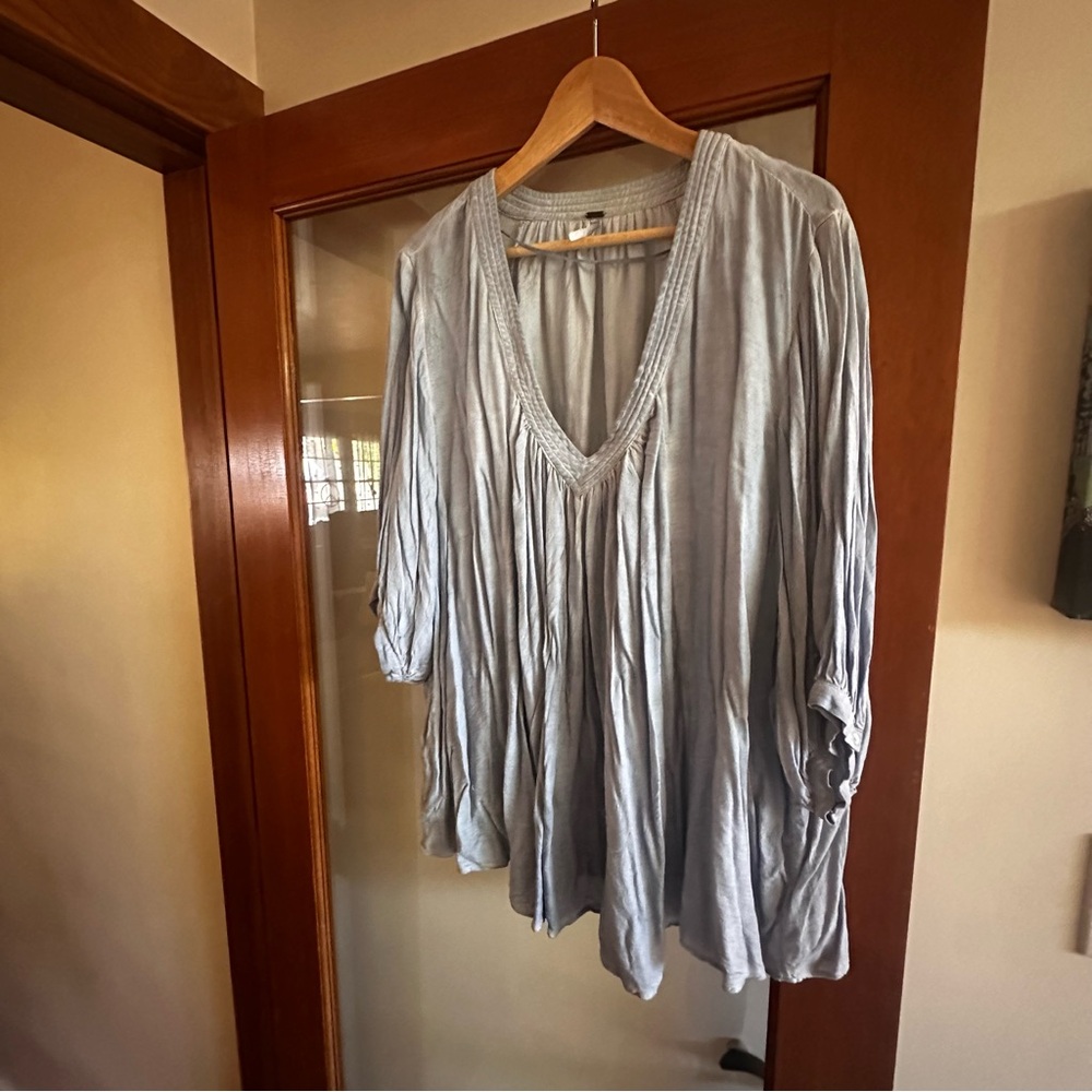 Free People Elegant Gray Women's Top